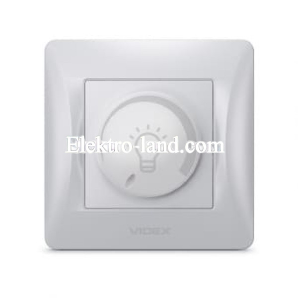 Диммер (регулятор яркости) Led 200w серебрянный шелк Videx Binera 
